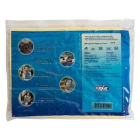 Kit com 100 Toalhas Mágicas Multiuso Amarela 1 Lado em Baixo Relevo 66 x 43cm - Fixxar