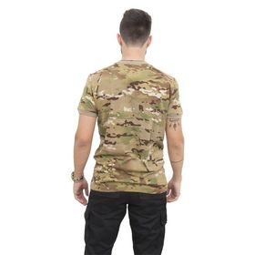 Camiseta T-Shirt Tech Camuflada Multicam - Invictus