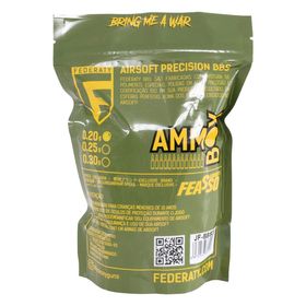 BBs Munição para Airsoft Premium Federaty 0.20g 3.000un – Feasso