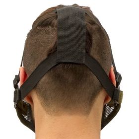 Máscara de tela para Airsoft Verde - Half Face