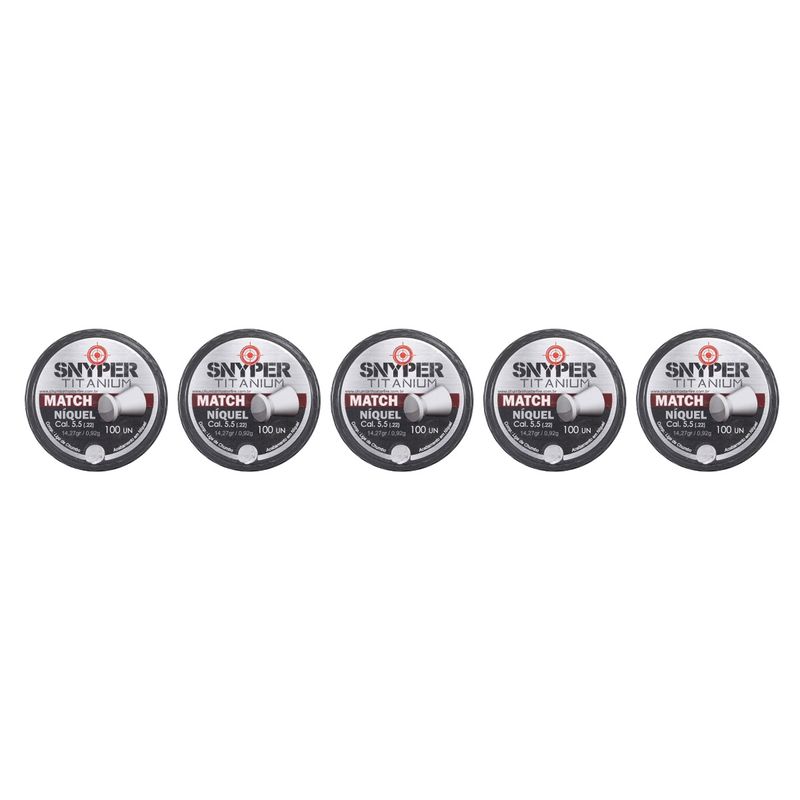 kit_5_chumbinho_snyper_titanium_match_niquel_55mm_-_500un