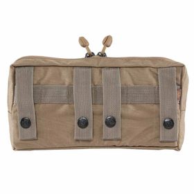 Bolso Modular para Colete - Horizontal 2 Zípers Coyote