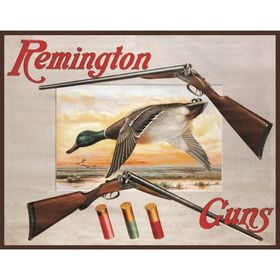 Placa Decorativa Remington Guns & Ducks Oficial