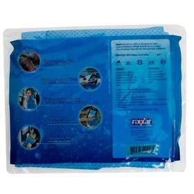 Kit com 10 Toalhas Mágicas Multiuso Azul em Baixo Relevo 75 x 35cm - Fixxar