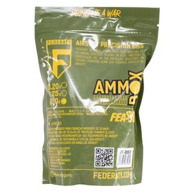 Kit BBs Munição para Airsoft Premium Federaty 0.30g 4.000un – Feasso