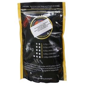 BBs para Airsoft Bioval Biodegradáve 0.20g - Branca 5.000un