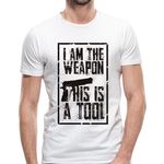 camiseta_airsoft_branca_i_am_the_weapon_-_vntr