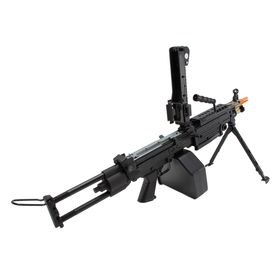 Rifle de Suporte Airsoft M249-PARA Metralhadora Full Metal AEG - A&K