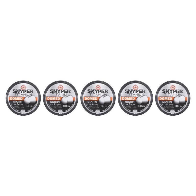 kit_5_chumbinho_snyper_titanium_domed_niquel_60mm_-_500un