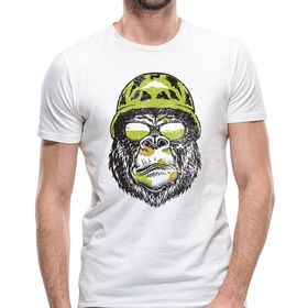 Camiseta Gorila Tático Branca – VNTR