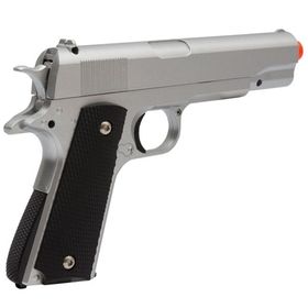 [USADO] Pistola de Airsoft Spring 1911 Prata Full Metal
