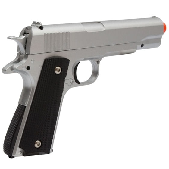 usado_pistola_de_airsoft_spring_1911_prata_full_metal