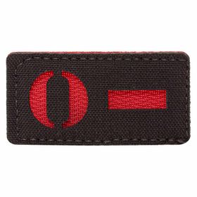 Patch Tag Tipo Sanguíneo (O) Negativo – Warfare