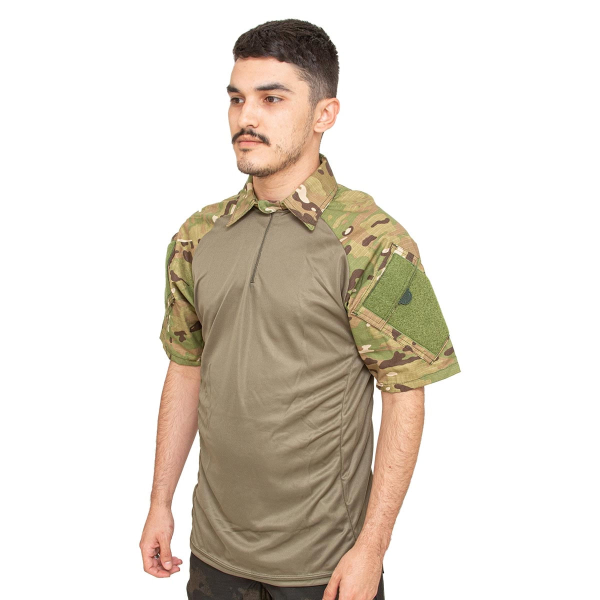 Combat Shirt Raglan Manga Curta Multicam – Fox Boy