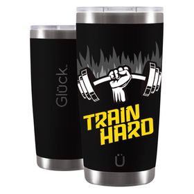Copo Térmico Lucky Future Fitness Train Hard 591ml - Glück