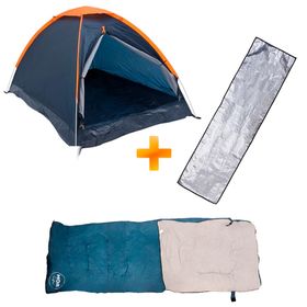 Barraca Panda 2 Pessoas - Nautika + Isolante Térmico + Saco de Dormir