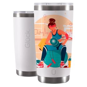 Copo Térmico Lucky Future Fitness Cardio 591ml - Glück