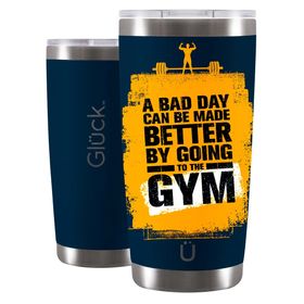 Copo Térmico Lucky Future Fitness Go To Gym 591ml - Glück