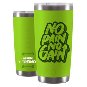 Copo Térmico Lucky Future Fitness No Pain No Gain 591ml - Glück