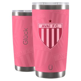 Copo Térmico Lucky Future Avaí F.C. Rosa 591ml - Glück