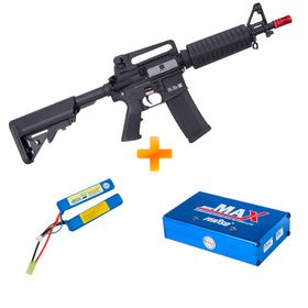 Rifle de Airsoft AEG M4 Carbine SA-C02 Black Core - Specna Arms + Bateria e Carregador