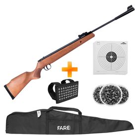 Carabina de Pressão Montana 5.5mm Gás Ram - TAG + Capa + Chumbinhos + Porta Chumbinhos + Alvos