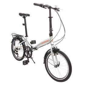 Bicicleta Dobrável Aro 20” Durban Rio Prata com Quadro em Aço e 6 Marchas