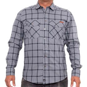 Camisa Tática Lumberjack Cinza Xadrez - Invictus