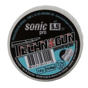 Chumbinho Technogun Sonic Pro 5.5mm - 125 unidades