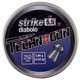 Chumbinho Technogun Strike Diabolo 5.5mm - 250 unidades