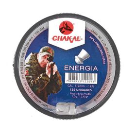 Chumbinho Chakal Energia 5.5mm - 125 unidades