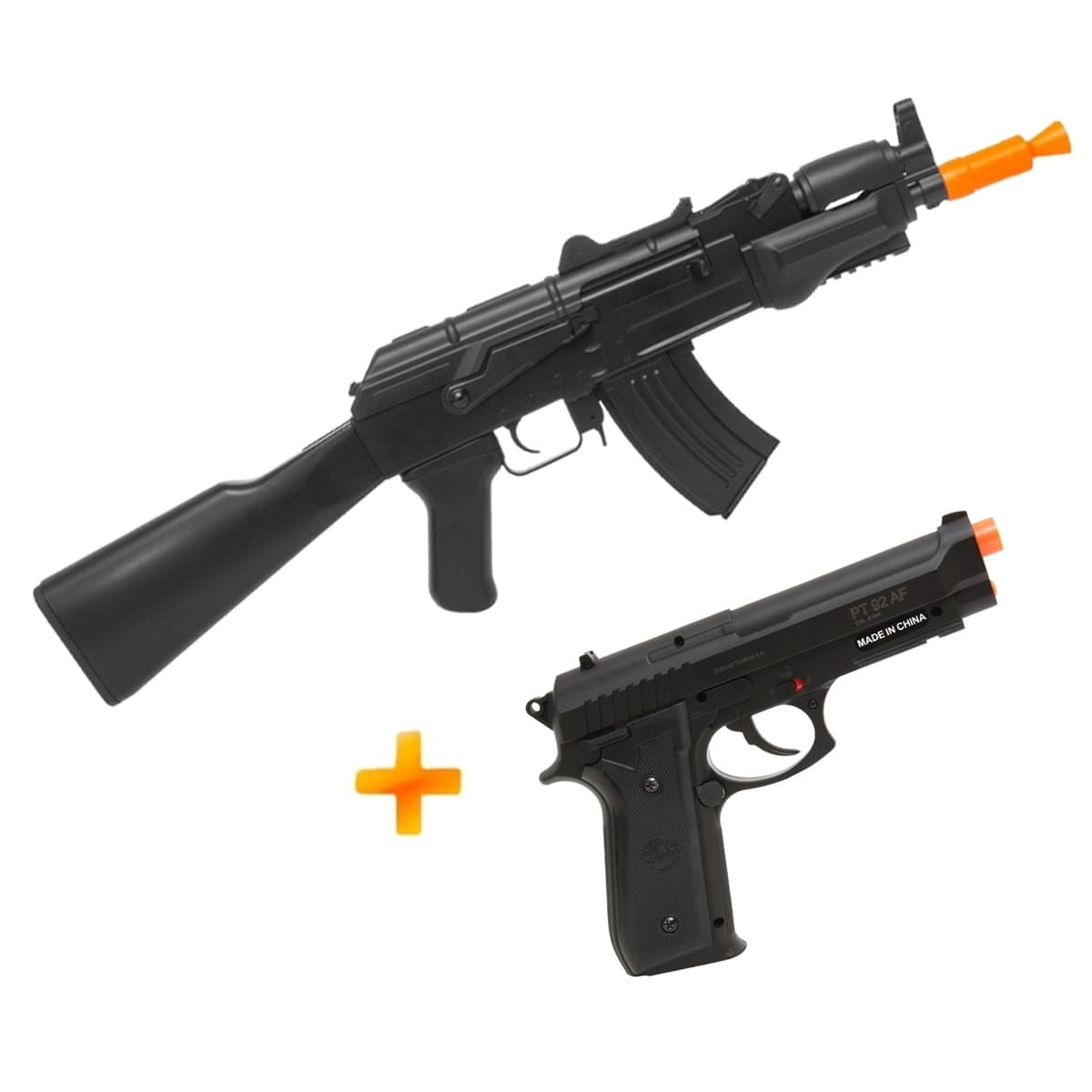 AEG AK Spetsnaz CM521 CYMA + PT92 Airsoft CO2 CYBERGUN