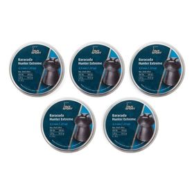 Chumbinho Profissional H&N Baracuda Hunter Extreme Calibre 5.5mm Lata com 200un – Kit com 5un.