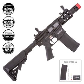 Rifle de Airsoft M4 Carbine RIS Compact SA-C10 Black Linha Core C-Series - Specna Arms