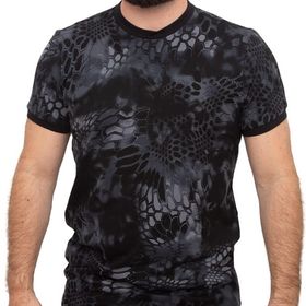 Camiseta T-Shirt Tech Camuflada Kryptek Typhon - Invictus