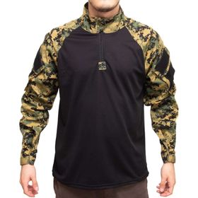 Camisa Tática Combat Shirt Marpat Woodland Digital – Rosset
