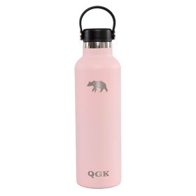 GARRAFA TERMICA PE QGK 750 ML ROSA COM TAMPA
