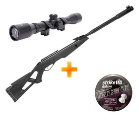 Carabina de Pressão Whisper Fusion IGT 5.5mm Gamo + Luneta + Chumbinho