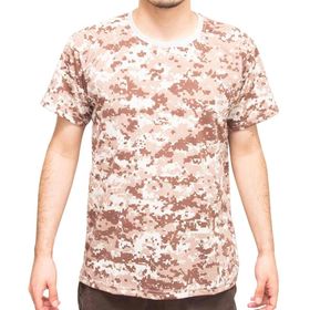 Camiseta Manga Curta Masculina Digital Areia – Rosset