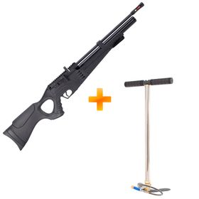 Carabina de Pressão PCP Hatsan Flash 101 Synt 5.5mm + Bomba