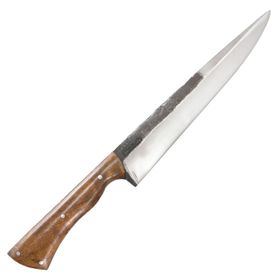 Faca Gaúcha Laminada 8" Aço Carbono 5160 Cabo Em Madeira - D'Ávila