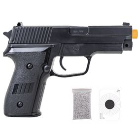 Pistola de Airsoft P226 2124 Spring – Vigor + BBS + Alvos