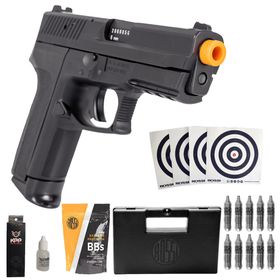 Pistola Airsoft  Pressão SigSauer Sp2022 6mm Co2 Kwc + Case