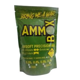 Munição Bolinhas Airsoft 0,28g Pacote Bbs Ammo Box Federaty