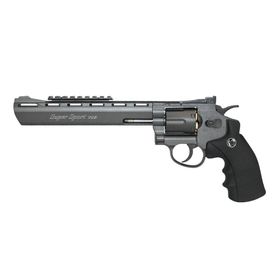 Revólver Pressão 38 Gás CO2 6 tiros 8" Rossi Full Metal 4,5