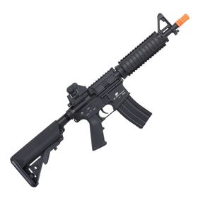 Rifle de Airsoft Elétrico AEG M4A1 SB CQB Full Metal FM-04 6mm – QGK