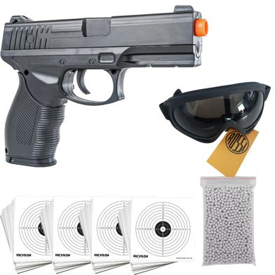 Pistola Airsoft Full Metal Spring Pt92 V22 + 1000 Bbs