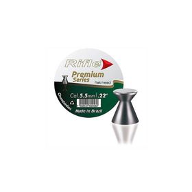 Chumbinho Rifle Premium Series Flat Head  5,5mm - 125 un