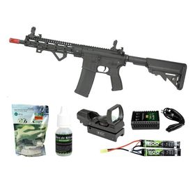 Rifle de Airsoft AEG M4 Carbine Long M-Lok SA-E20+ kit