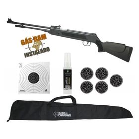 Carabina Pressão Power Spring Black 5.5 Fixxar 50kg + Itens
